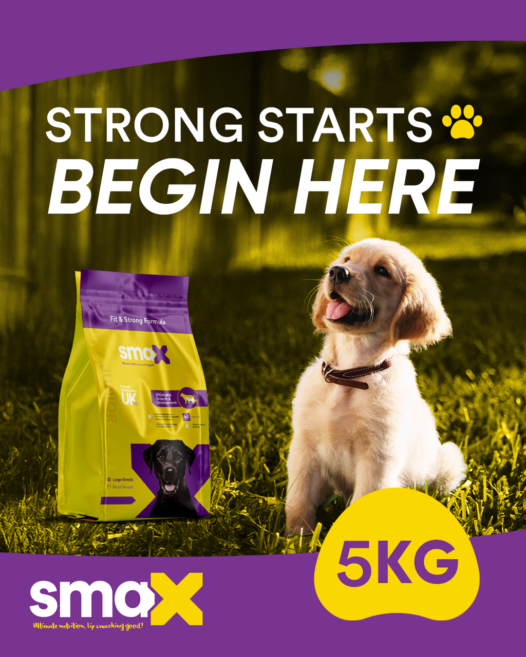 smaX Puppies Large Breeds 5kg